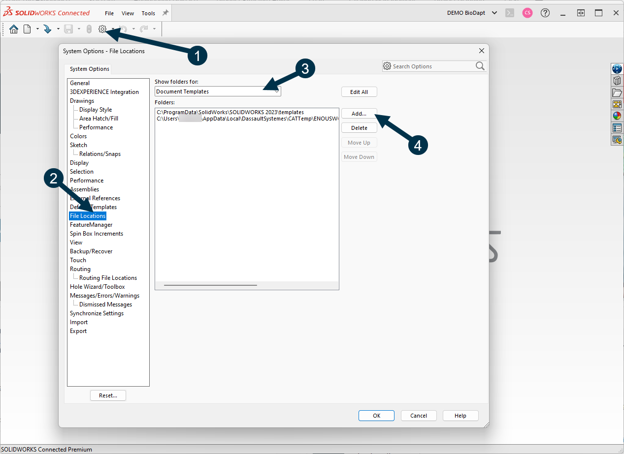 How To Transfer Template Files And Settings From SOLIDWORKS Desktop To ...