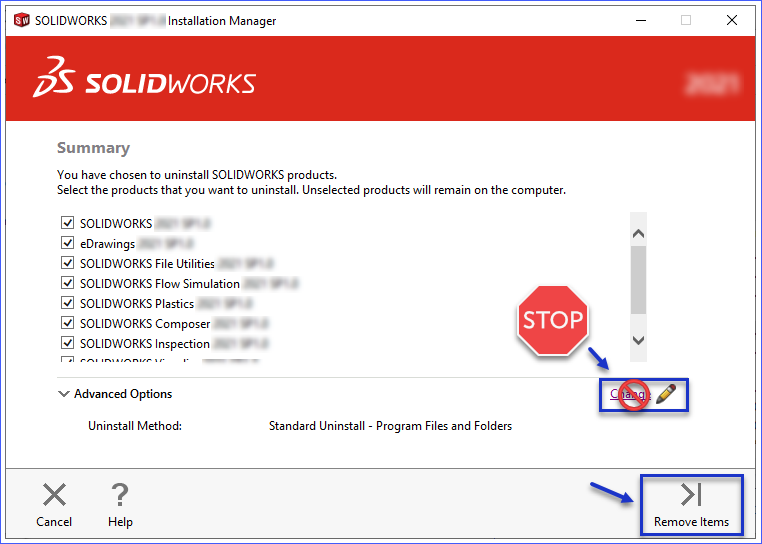 How to uninstall SOLIDWORKS from your workstation PLM Group Support