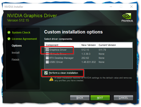 Nvidia check online driver