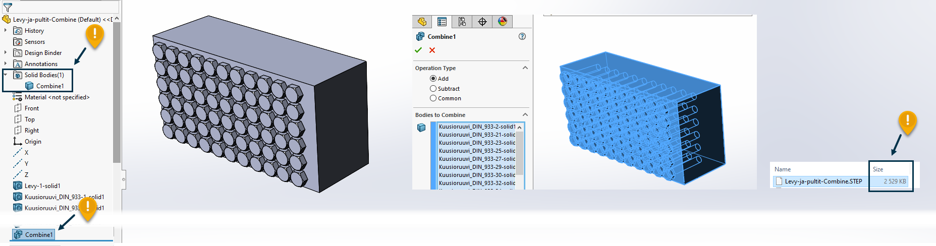 How To Simplify SOLIDWORKS Model For Exporting – PLM Group Support Center